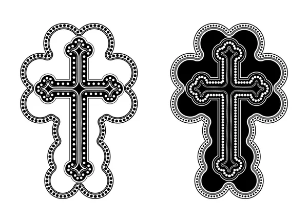 Église apostolique arménienne traditionnelle cross clip art — Image vectorielle