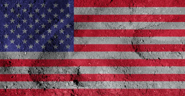 Textured american flag — Stock Photo, Image