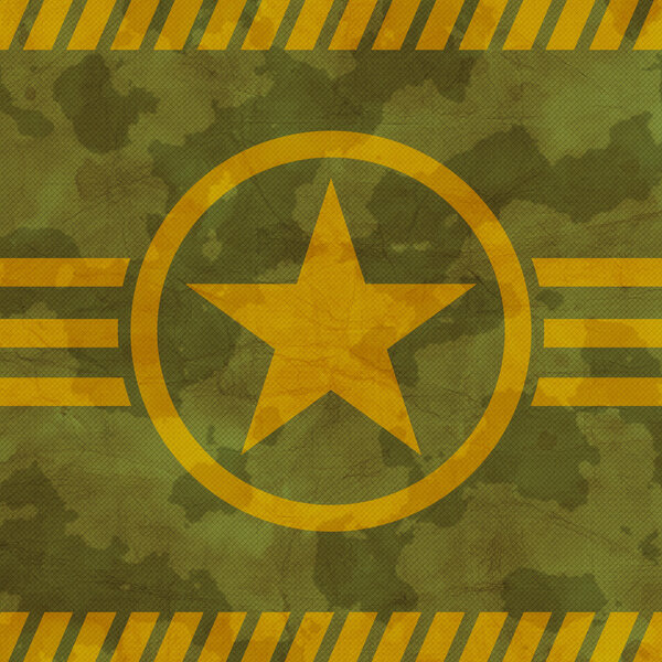 Текстура Хаки со звездой

