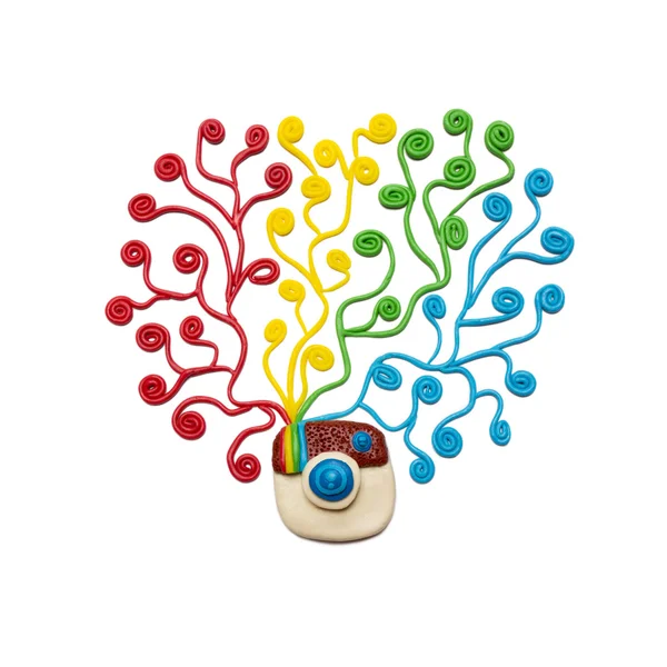 Kleurrijke instagram logo — Stockfoto