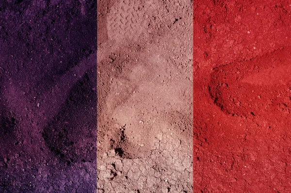 Illustration drapeau français — Photo