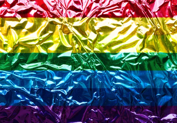 ЛГБТ прапор ілюстрація — стокове фото