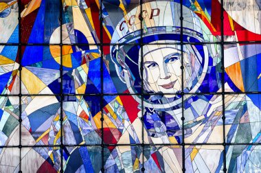 Yaroslavl Planetarium vitray pencere