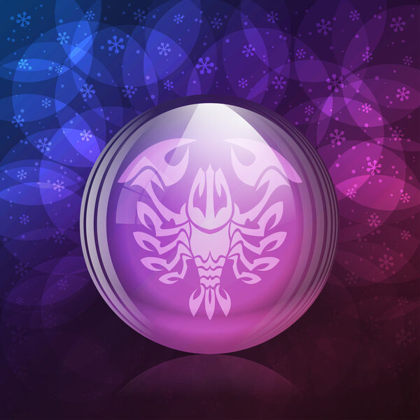 Люминесцентный снежный шар
