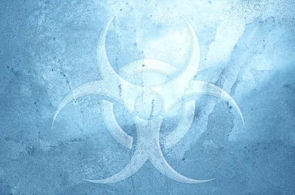 Biohazard символом — стокове фото