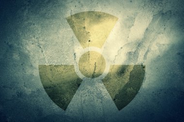 Radiation warning symbol clipart