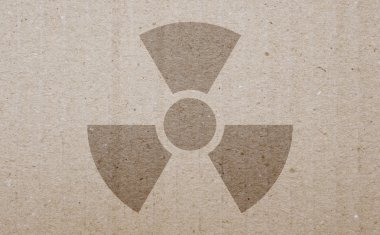 Radiation warning symbol clipart