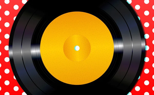 Pozadí s vinyl disk — Stockový vektor