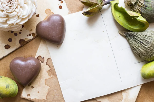 Vintage valentine's day background — Stock Photo, Image