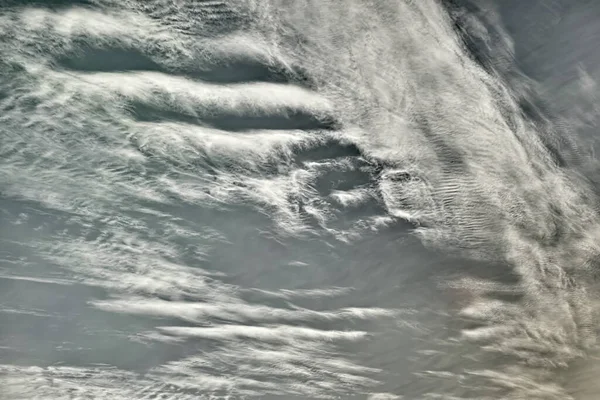 Paisagem Artística Céu Incrível Nuvens Bonitas Céu Arranha Céu Alta — Fotografia de Stock
