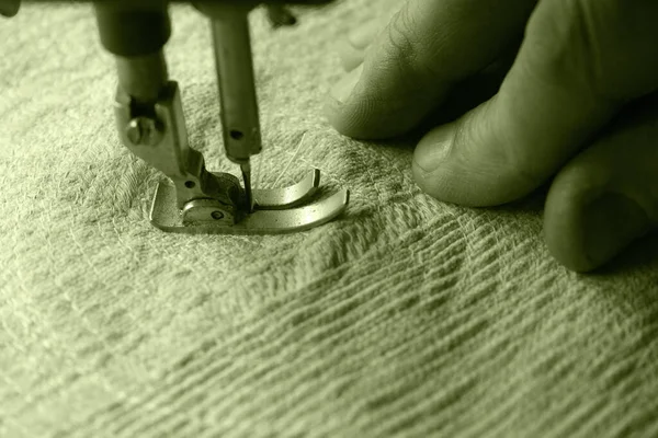 Passion Sewing Self Isolation Karanténa — Stock fotografie