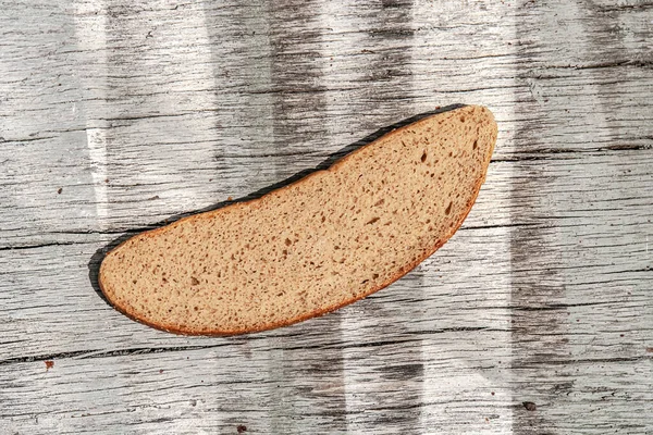 Natuurlijk Drogen Van Gesneden Brood Het Zonlicht Frisse Lucht — Stockfoto