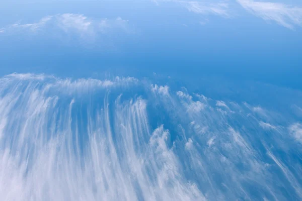 초록 하늘, 공간에서 아름 다운 보기 — 스톡 사진