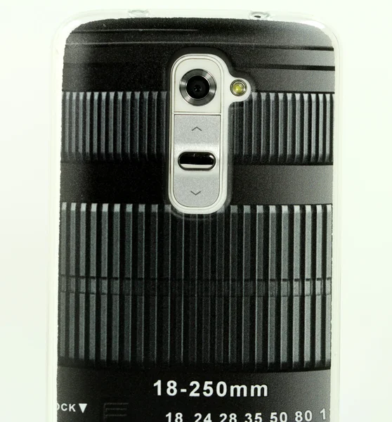 Smartphone-Kamera im Objektivdesign — Stockfoto