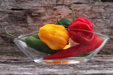 yakın çekim çok netlik biber üzerinden 