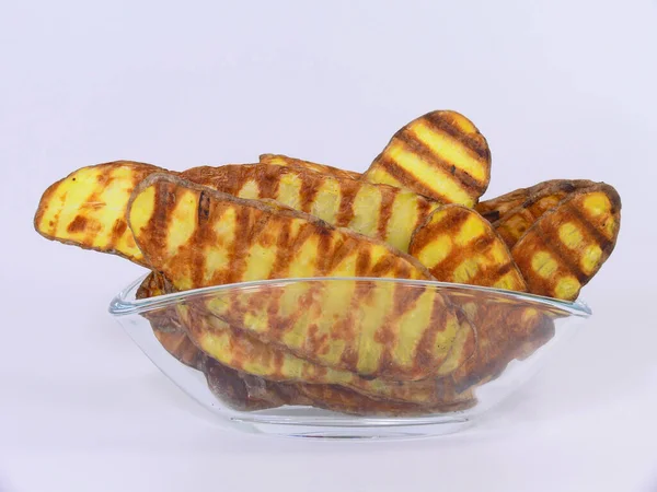 Bratkartoffeln Vom Grill Fertig Zum Essen — Stockfoto