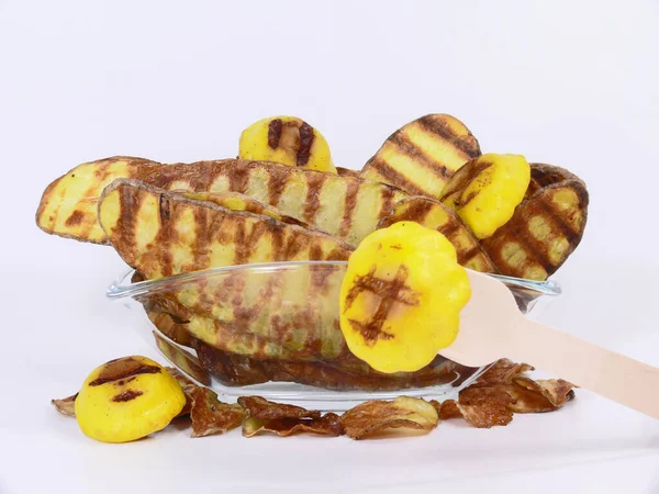 Grilled Baked Potatoes Ready Eat — Fotografia de Stock