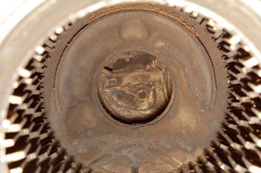 Yağ ısıtma, yanma odası.