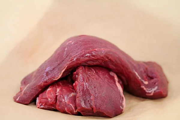 Healthy Wild Meat Boneless Roe Deer — Stock Photo, Image