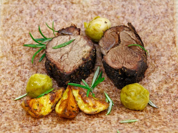 Roast Piece Roe Deer — Stock Photo, Image