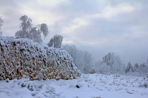 Impressioni Invernali Intorno Alla Torre Sul Velmerstot — Foto Stock