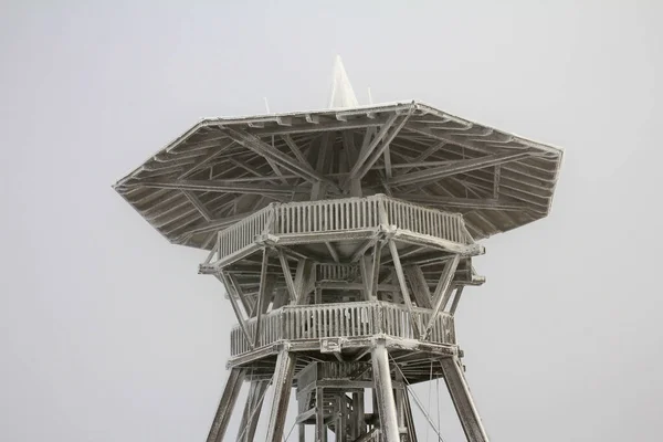 Impressioni Invernali Intorno Alla Torre Sul Velmerstot — Foto Stock