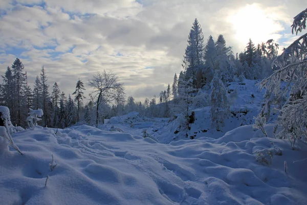 Impressioni Invernali Intorno Alla Torre Sul Velmerstot — Foto Stock