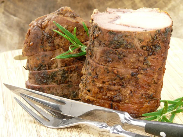 Black boar roast — Stock Photo, Image