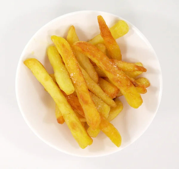 Frites, bâtonnets de pommes de terre — Photo