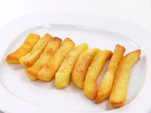 Frites, bâtonnets de pommes de terre — Photo