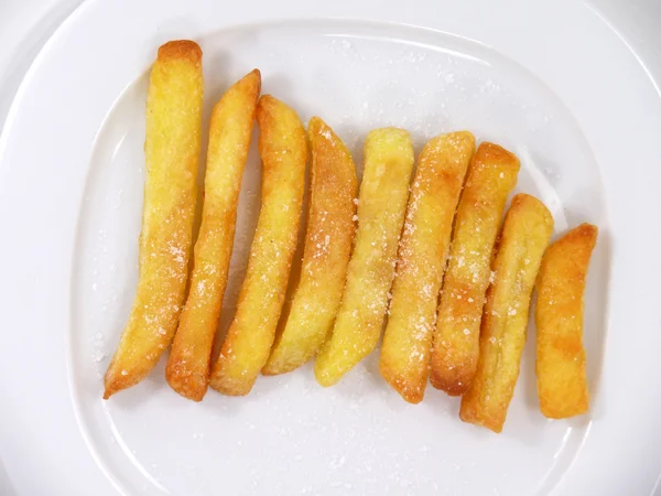 Fries, potato sticks — Stock Photo, Image