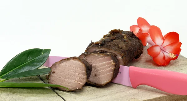 Black wild roast beef — Stock Photo, Image