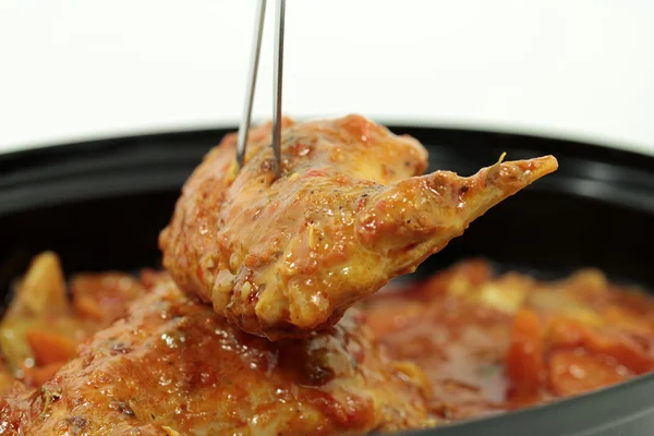 Canarian rabbit meal — Stock Photo, Image