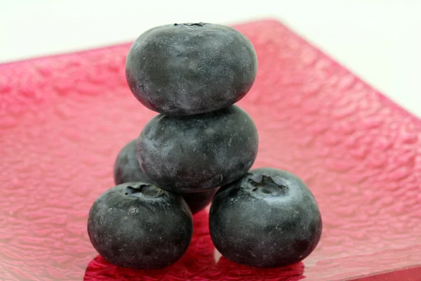 Blueberries on wood — Stock Photo, Image