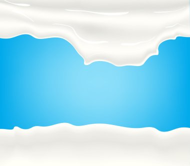 Süt, yoğurt veya krem sıçramasına