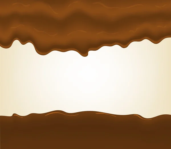 Hete chocolade splash — Stockvector