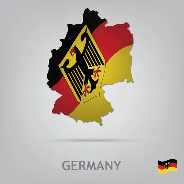 Deutschland — Stockvektor