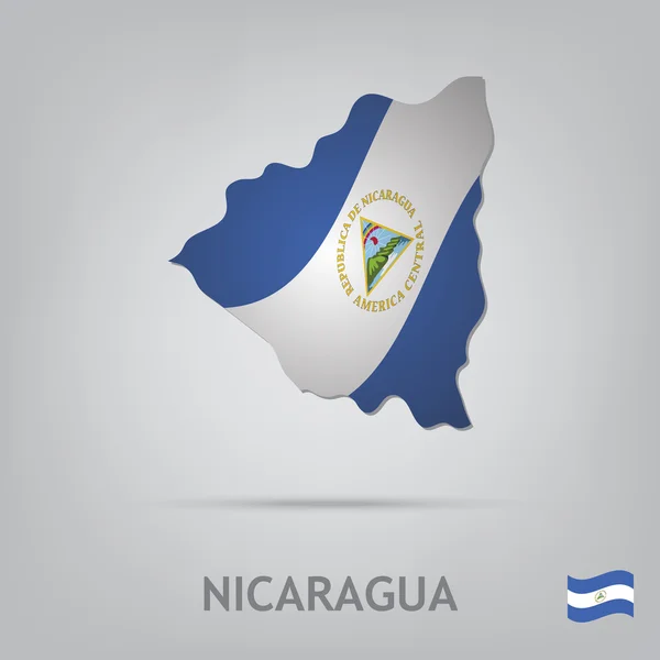 Nicarágua — Vetor de Stock