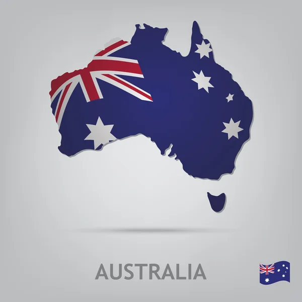 Australië — Stockvector