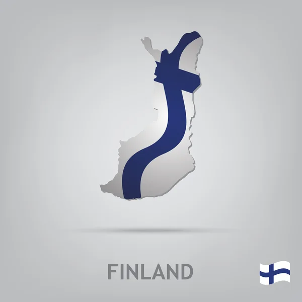 Finland — Stock vektor