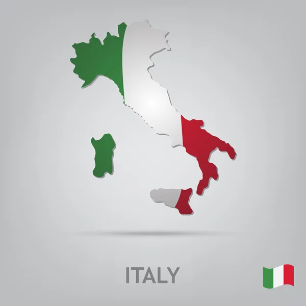 Country italy — Stock Vector