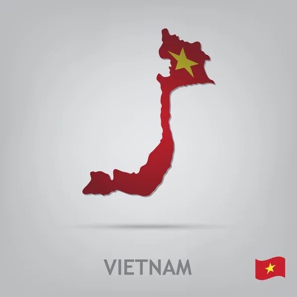 Vietnam — Vector de stock