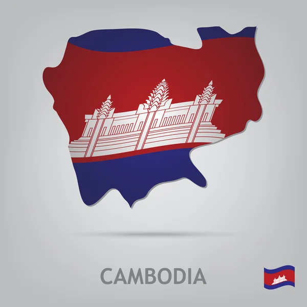 Kambodscha — Stockvektor