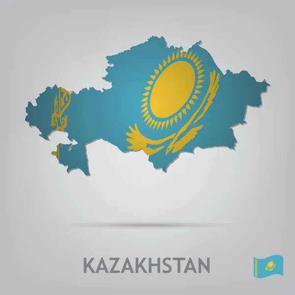 Kazakhstan — Image vectorielle