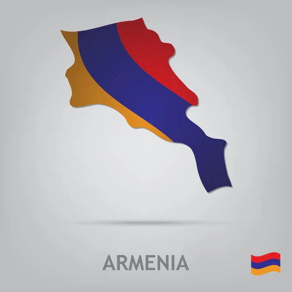 Armenien — Stockvektor