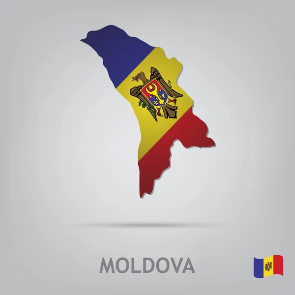 République de Moldova — Image vectorielle