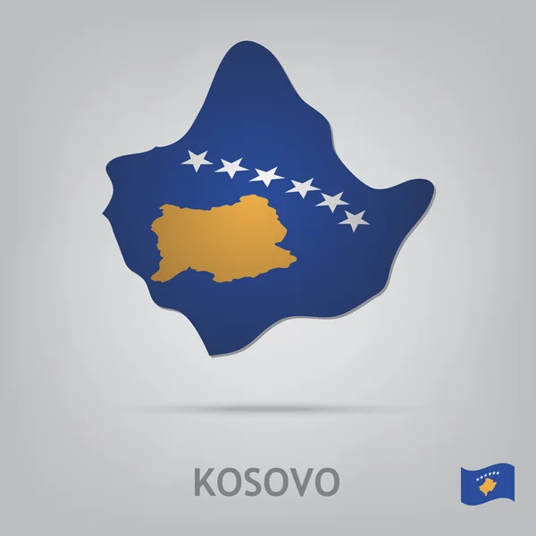 Косово — стоковый вектор