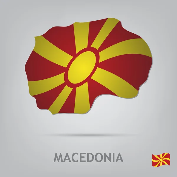 Macedonië — Stockvector