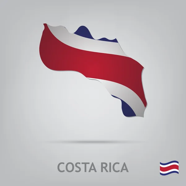 Costa Rica — Vetor de Stock