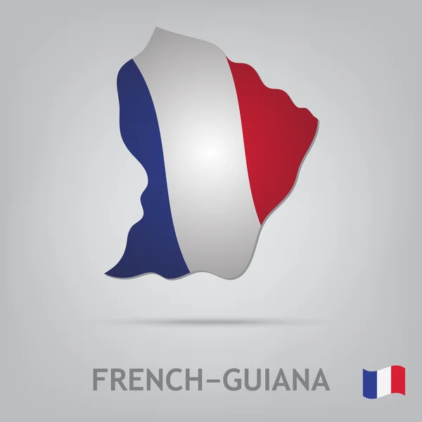 French-guiana — Stock Vector